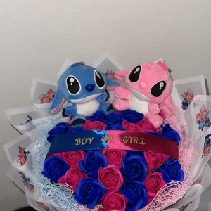 Buchet gender reveal  - accessorii și unelte - accesorii decorative - alte accesorii - Artynos.ro