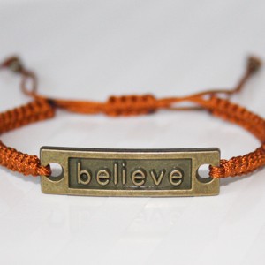 Brățară împletită - Believe brown -  - Artynos.ro