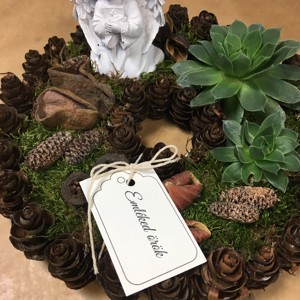 Coroana naturala, ornament funerar - Memoria ta este eterna, , , ARTYNOS