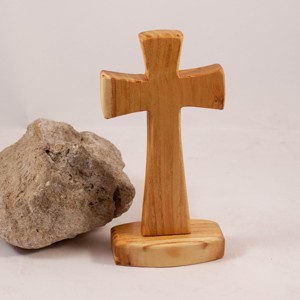 Cruce din lemn cu piedestal, cruce de masa, , , ARTYNOS