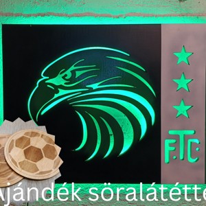 Vulturul Fradi - arta de perete, decoratiuni si iluminare de ambianta intr-unul singur, cu un covoras de bere cadou!, , , ARTYNOS