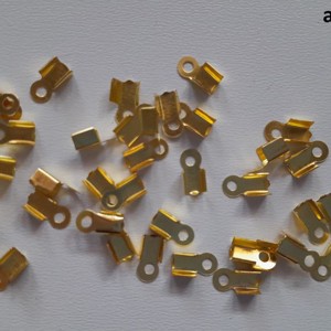 Capat de cablu - 8x4 mm - 50 buc./pachet - culoare aurie, , , ARTYNOS