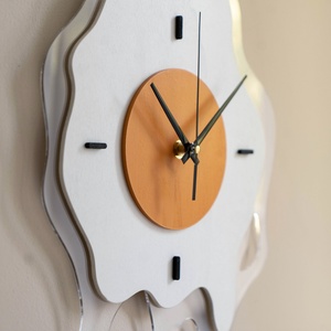Ceas de perete silențios în formă de ou - casă & stil de viață - decorațiuni de casă - decorațiuni de pereți - ceasuri de perete - Artynos.ro