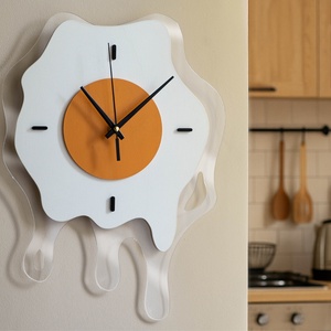 Ceas de perete silentios in forma de ou, Casa & Stil de viata, Decoratiuni de casa, Decoratiuni de pereti, Ceasuri de perete, Gravare, pirogravura, Obiecte pictate, 🍳 Ceas de perete handmade in forma de ou ochi – Acril si lemn | Mecanism silentios

Adauga o nota d..., ARTYNOS