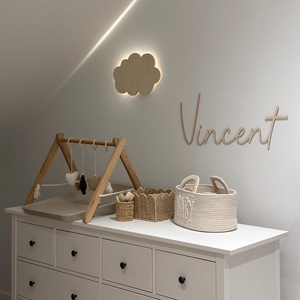 Nume mare personalizat din lemn - casă & stil de viață - echipament pentru camera copiilor - decorațiuni de cameră - Artynos.ro