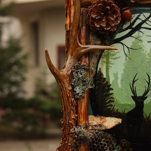 Tablou Natural Licheni Mușchi Pădure - casă & stil de viață - accesorii pentru decorat casa - decorațiuni de pereți, decorațiuni suspendate - tablou cu licheni - Artynos.ro
