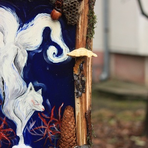 Tablou Natural Licheni Mușchi Vulpea - casă & stil de viață - accesorii pentru decorat casa - decorațiuni de pereți, decorațiuni suspendate - tablou cu licheni - Artynos.ro