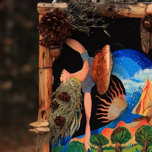 Tablou Natural Licheni Mușchi Rochia - casă & stil de viață - accesorii pentru decorat casa - decorațiuni de pereți, decorațiuni suspendate - tablou cu licheni - Artynos.ro
