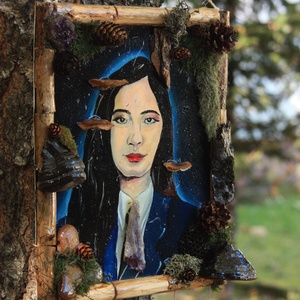 Tablou Natural Licheni Mușchi Portret - casă & stil de viață - accesorii pentru decorat casa - decorațiuni de pereți, decorațiuni suspendate - tablou cu licheni - Artynos.ro