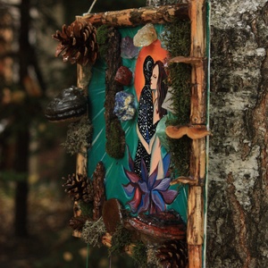 Tablou Natural Licheni Mușchi Love - casă & stil de viață - accesorii pentru decorat casa - decorațiuni de pereți, decorațiuni suspendate - tablou cu licheni - Artynos.ro