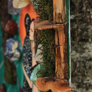 Tablou Natural Licheni Mușchi Love - casă & stil de viață - accesorii pentru decorat casa - decorațiuni de pereți, decorațiuni suspendate - tablou cu licheni - Artynos.ro