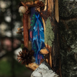 Tablou Natural Licheni Mușchi Fluturele  - casă & stil de viață - accesorii pentru decorat casa - decorațiuni de pereți, decorațiuni suspendate - tablou cu licheni - Artynos.ro