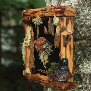 Tablou Natural Licheni Mușchi Aragonitul - casă & stil de viață - accesorii pentru decorat casa - decorațiuni de pereți, decorațiuni suspendate - tablou cu licheni - Artynos.ro