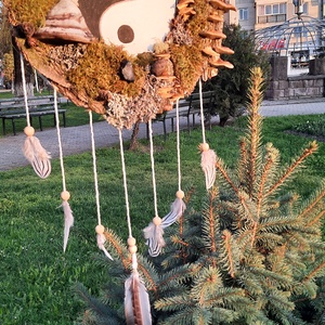 Tablou Natural Licheni Mușchi Yin and yang - casă & stil de viață - accesorii pentru decorat casa - decorațiuni de pereți, decorațiuni suspendate - decorațiuni cu licheni - Artynos.ro