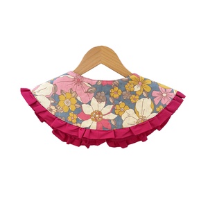 Guler matlasat roz cu imprimeu floral - Guler Damă - îmbrăcăminte și modă - eșarfe, pălării, fularuri - eșarfe - Artynos.ro