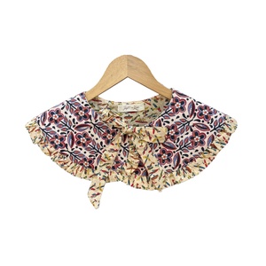 Guler floral matlasat cu imprimeu jucaus - Guler Dama, Imbracaminte si moda, Esarfe, palarii, fularuri, Esarfe, Cusatura, ARTYNOS