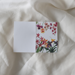 Felicitare cu orhidee - elemente pictate manual - casă & stil de viață - papetărie de hârtie - invitații, felicitări - Artynos.ro