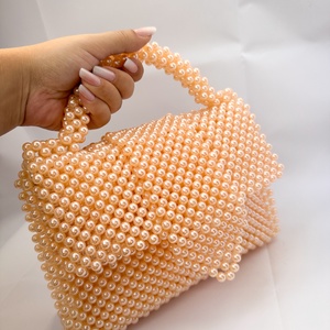 Geanta Margele Nude Rose - genți și portofele - genți de mână și umăr - geantă crossbody - Artynos.ro
