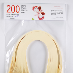 Ivory 1 mm/3 mm/5 mm hartie quilling/carton quilling, pentru bijuterii, tablouri, decoratiuni Craciun, X64/X19, Accessorii si unelte, Hartie, Alte hartii, Arta de hartie, ARTYNOS