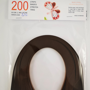 Chocolate Brown 1 mm/3 mm/5 mm hartie quilling/carton quilling, pentru bijuterii, tablouri, decoratiuni Craciun, D32/D60, Accessorii si unelte, Hartie, Alte hartii, Arta de hartie, ARTYNOS