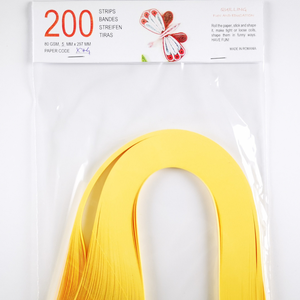 Buttercup 1 mm/3 mm/5 mm hartie quilling/carton quilling, pentru bijuterii, tablouri, decoratiuni Craciun, X74/X05 - accessorii și unelte - hârtie - alte hârtii - Artynos.ro