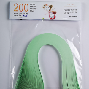 Green 1 mm/3 mm/5 mm hartie quilling/carton quilling, pentru bijuterii, tablouri, decoratiuni Craciun, X65/X26 - Artynos.ro