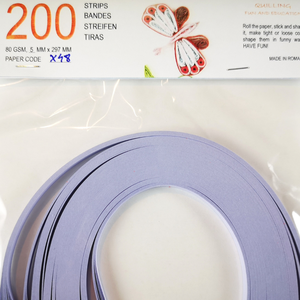 Mid Lavander 1 mm/3 mm/5 mm hartie quilling/carton quilling, pentru bijuterii, tablouri, decoratiuni Craciun, X48/X50 - Artynos.ro