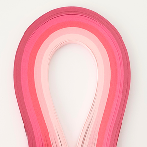 Hartie quilling roz 5 nuante 1 mm/3 mm/5 mm, pentru bijuterii, tablouri, decoratiuni Craciun, A05, Accessorii si unelte, Hartie, Alte hartii, Arta de hartie, ARTYNOS
