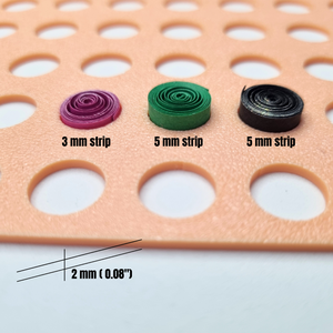 Sablon Profesional de Cercuri pentru Quilling  Placa 3D Printata - Artynos.ro