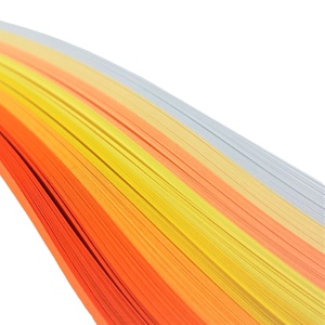 Pachet scoli cu ac inclus - hartie quilling colectie de 8 culori calde -  latime 1 mm/3 mm/5 mm - pentru 12 elevi - accessorii și unelte - hârtie - alte hârtii - Artynos.ro