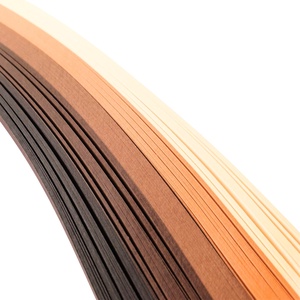 Pachet scoli cu ac inclus - hartie quilling colectie 5 nuante de maro -  latime 1 mm/3 mm/5 mm - pentru 12 elevi - accessorii și unelte - hârtie - alte hârtii - Artynos.ro