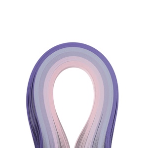 Pachet scoli cu ac inclus - hartie quilling colectie 5 nuante de mov -  latime 1 mm/3 mm/5 mm - pentru 12 elevi - accessorii și unelte - hârtie - alte hârtii - Artynos.ro