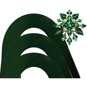 Carton quilling Forest Green 1 mm/3 mm/5 mm, pentru bijuterii, tablouri, decoratiuni Craciun, D53/D91, Accessorii si unelte, Hartie, Alte hartii, Arta de hartie, ARTYNOS