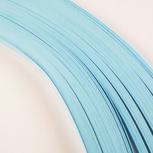 Hartie/carton quilling - Albastru deschis 1 mm/3 mm/5 mm, pentru bijuterii, tablouri, decoratiuni, X22/X68 - accessorii și unelte - hârtie - alte hârtii - Artynos.ro