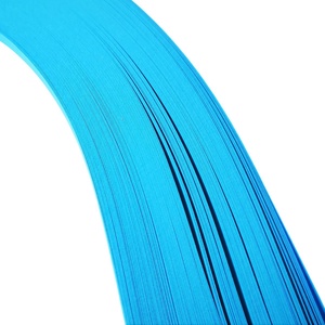 Hartie quilling - Turcoaz s 1 mm/3 mm/5 mm, pentru bijuterii, tablouri, decoratiuni, P70 - accessorii și unelte - hârtie - alte hârtii - Artynos.ro