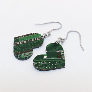 Placă de bază pentru calculator cu cuier din aluminiu, pereche de cercei pentru femei (F.17) -  - Artynos.ro
