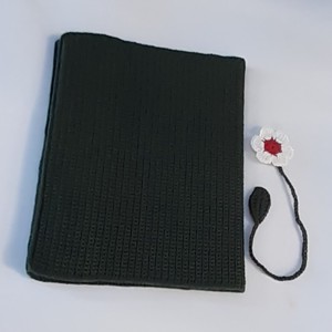 Croșetat și broderie carte capac set 100% microfibră acrilic fire carte capac + marcaj croșetat floare. -  - Artynos.ro