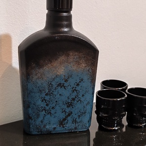 Sticla Skull  - casă & stil de viață - decorațiuni de casă - decorațiuni de masă și rafturi - sticle ornamentale - Artynos.ro