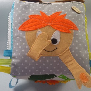 Cub pentru copii, jucărie moale, jucărie Montessori, jucărie pentru călătorii - jucării și echipamente pentru copii - jucării bebeluși - cub pentru copii - Artynos.ro