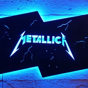 Metallica - perete mural iluminat -  - Artynos.ro