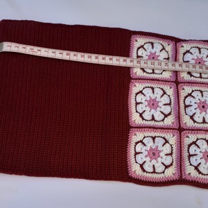 Set capac de carte croșetat 100% microfibră acrilic fire capac de carte + marcaj croșetat floare -  - Artynos.ro