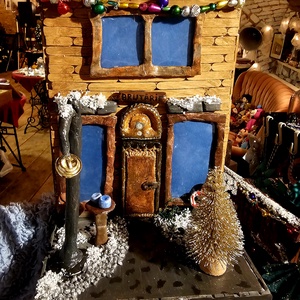 Brutărie decorativă în sezonul rece, Accesorii de Crăciun, Cadou tematic de Moș Crăciun, decorațiuni, Cadouri de Moș Crăciun, Sculptură, Pictură, ARTYNOS