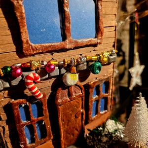 Fațadă Decorativă Magazin de jucării  - accesorii de crăciun - decorațiuni de crăciun de casă - aranjarea mesei festive - Artynos.ro