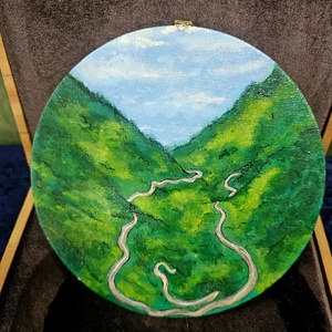 Tablou Canvas Magnetic cu Transfagarasan - arte vizuale și accesorii  - picturi - pictură acrilică - Artynos.ro