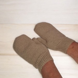 Manusi tricotate manual cu un singur manson, , , ARTYNOS