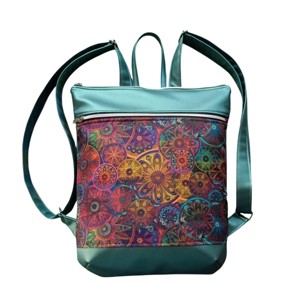 Green Mandala Rucsac/rucsac pentru femei, Geanta si husa, Genti de umar si genti de mana, Ranita, Cusatura, ARTYNOS