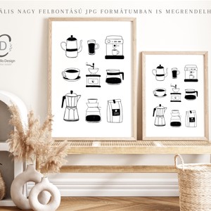 Poster de cafea, decor de perete bucătărie, imagine -  - Artynos.ro