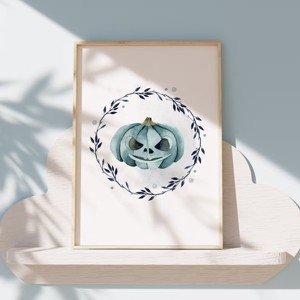 Halloween arta de perete, poster dovleac, imagine de toamna, , , ARTYNOS
