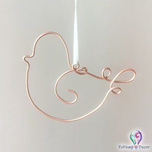 Ornament suspendat "pasare mica", , , Daca va plac ornamentele de gradina dragute si colorate, acest pandantiv curbat din sarma poate fi ..., ARTYNOS