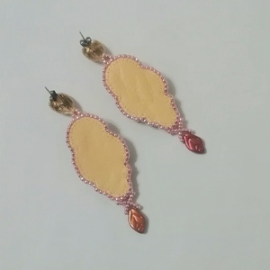 Cercei Pastel - bijuterii - cercei - cercei brodați - Artynos.ro